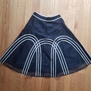Ann Taylor Loft black skirt size 0